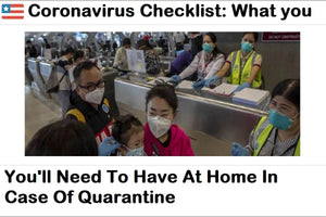 Coronavirus Checklist: What You'll Need To Have At Home In Case Of Quarantine