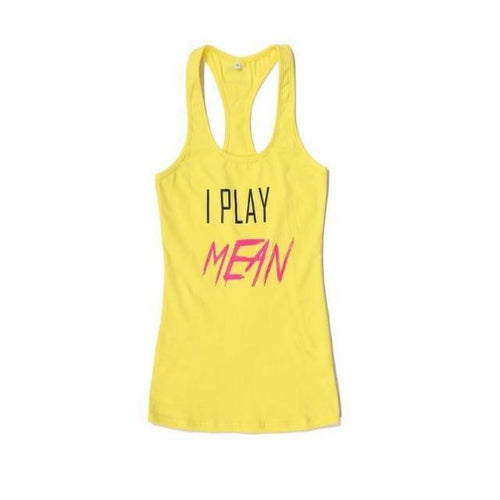 I Play Mean Tank Top | MateFit.Me Teatox Co