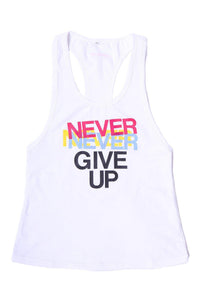 Never Never Give Up Top | MateFit.Me Teatox Co